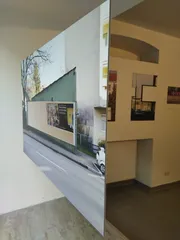 Ansicht der Ausstellung Im Weg Stehen